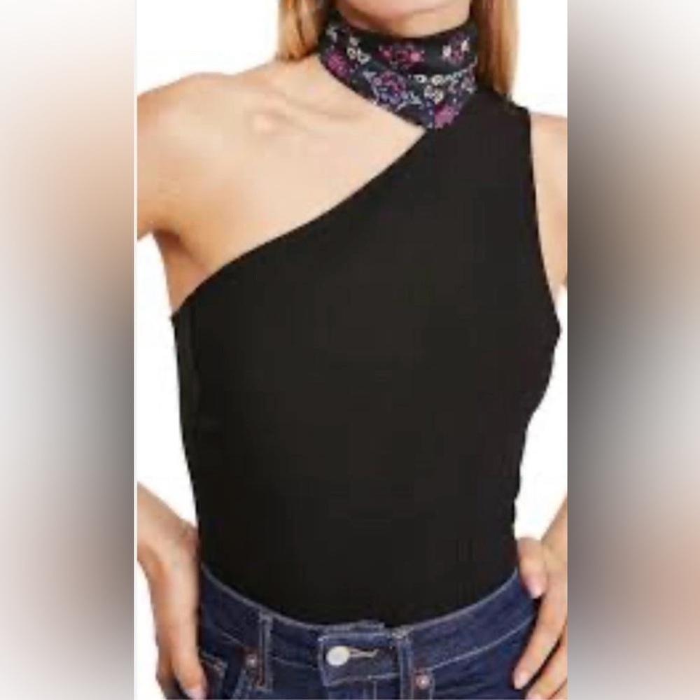 Free People EUC Caroline One Shoulder Top size M